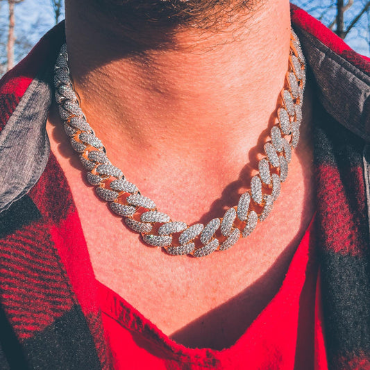 STALLION Gold 18MM CZ Cuban Chain | 961552 - ZYTU