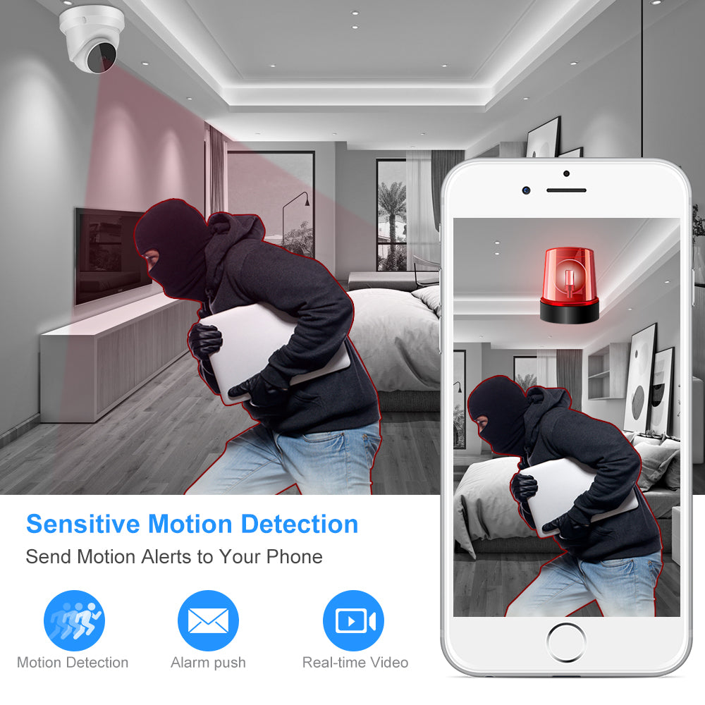 IP WiFi Camera Baby Monitor Home Security Camera - ZYTU