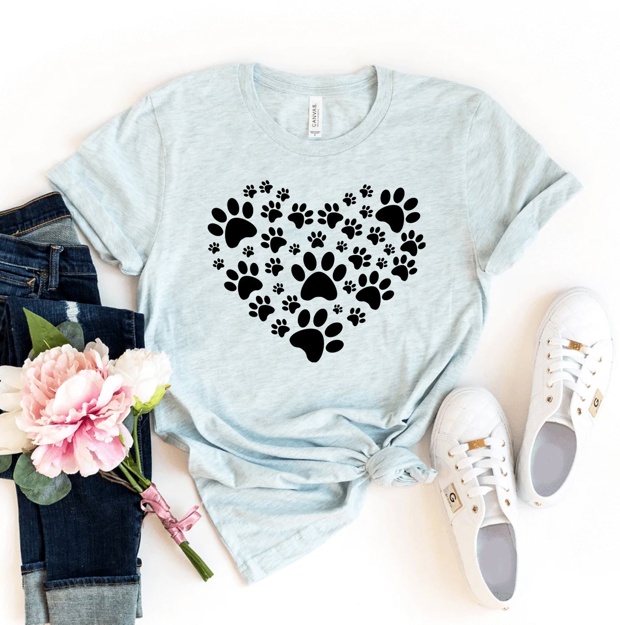 Paw Heart T-shirt - ZYTU
