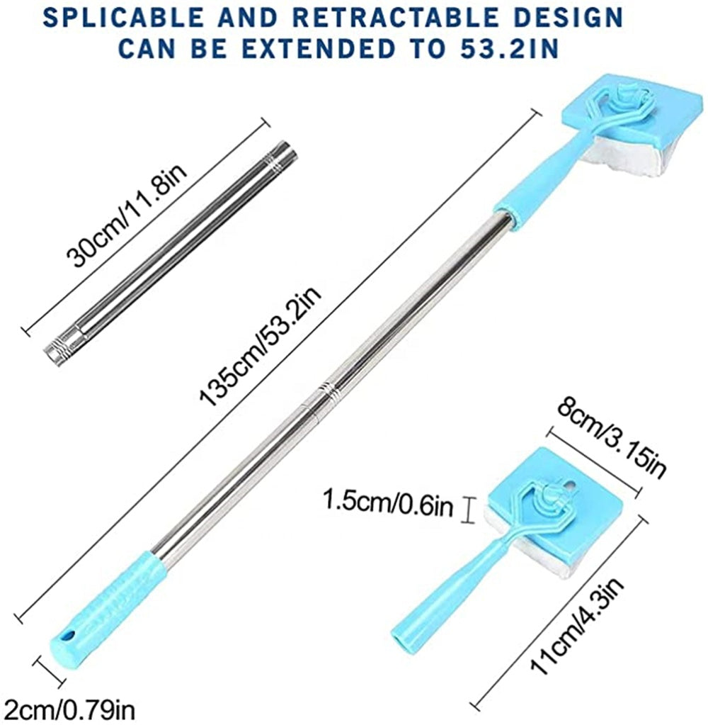 Baseboard Buddy Retractable Household Universal Cleaning Brush Mop - ZYTU