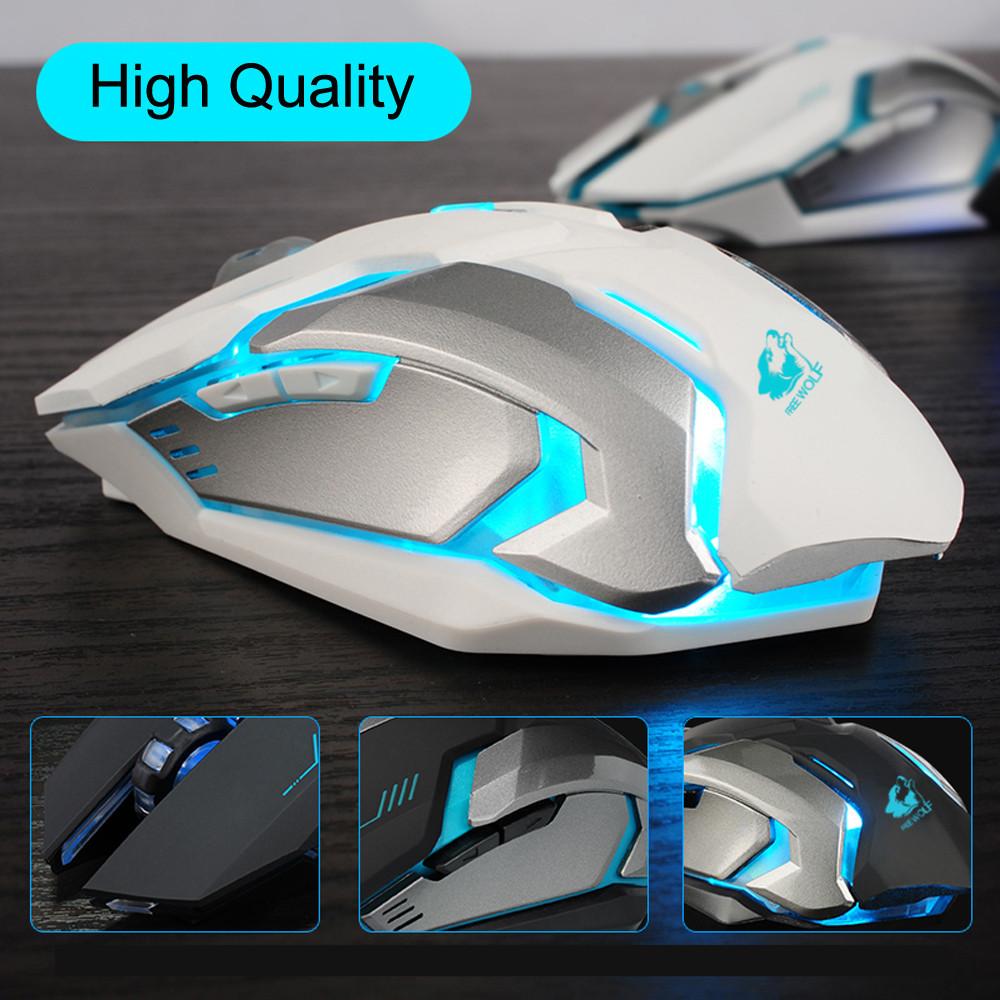 Ninja Dragon Stealth 7 Wireless Silent LED Gaming Mouse - ZYTU