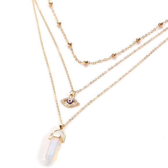 All Seeing Eye Multilayer Necklace - ZYTU