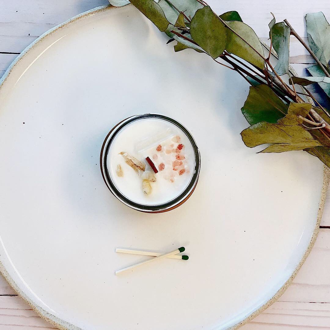 Space Clearing Candle/ Intention Candle / Organic Soy Candle / Candle - ZYTU