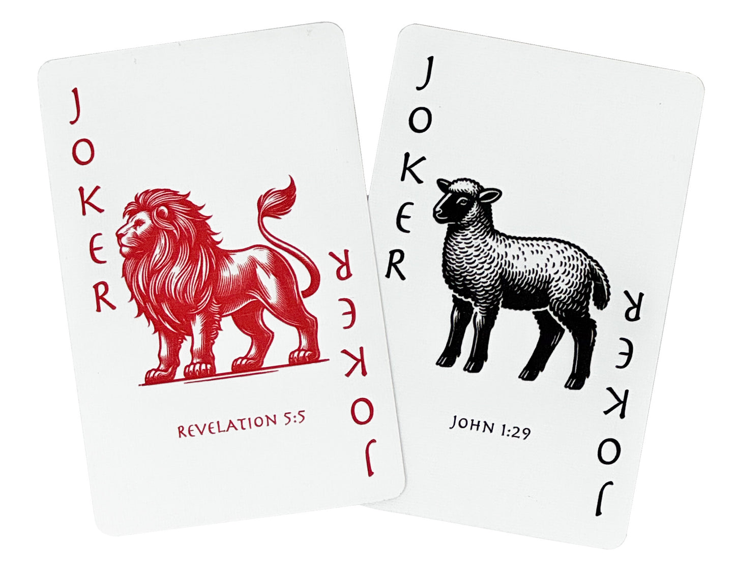Bible Playing Cards – Christian Gifts for Adults & Kids | Custom Deck with Scripture Characters & Unique Suits