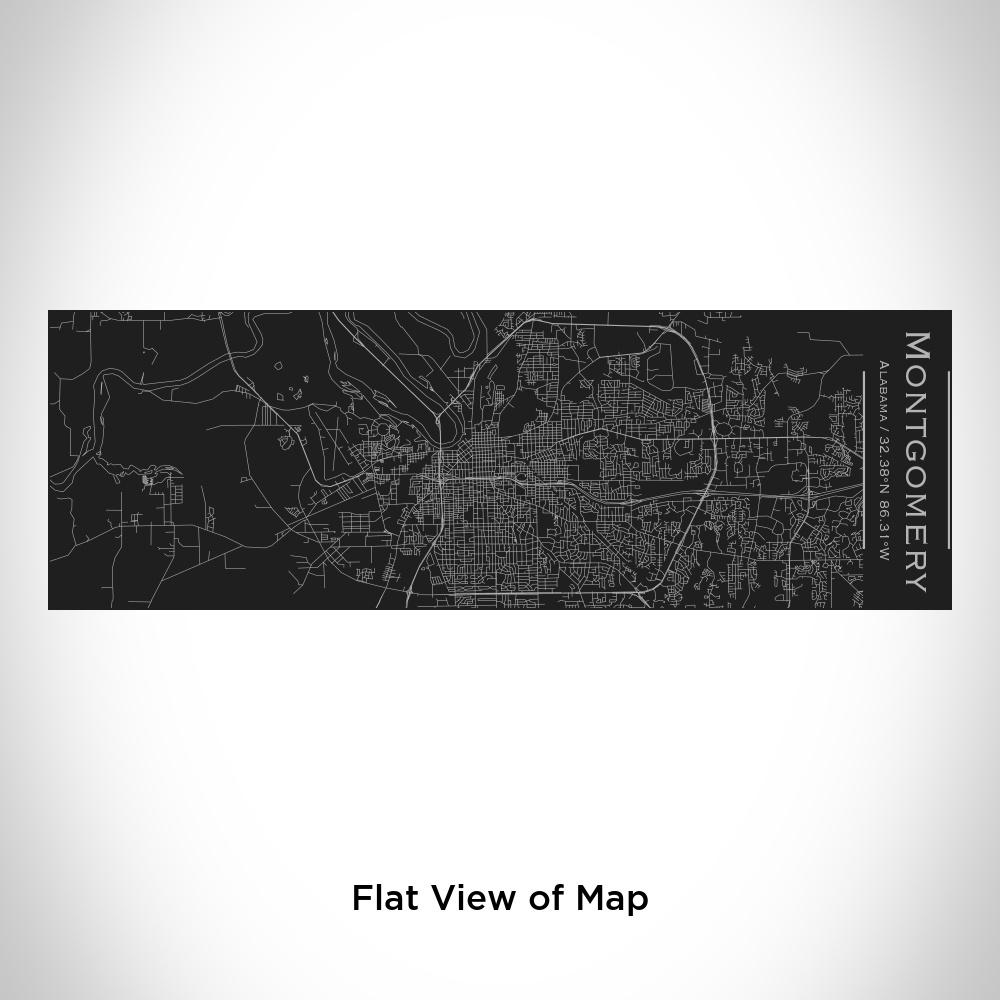 Montgomery - Alabama Map Insulated Cup in Matte Black