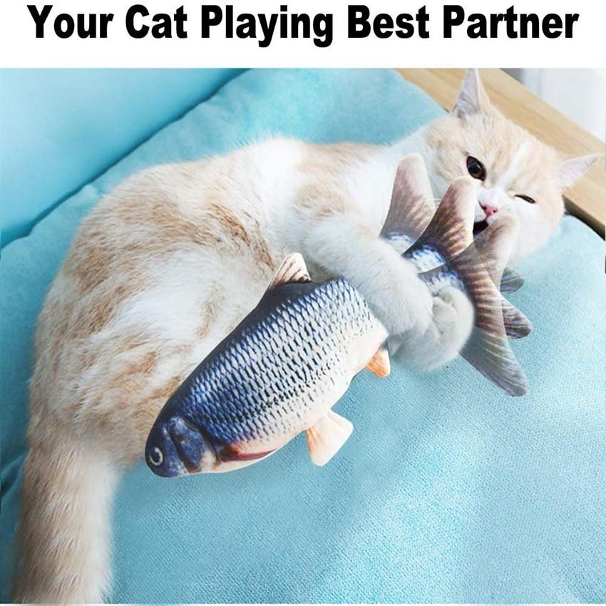 Electric Flipping Fish Toy for Cats - ZYTU