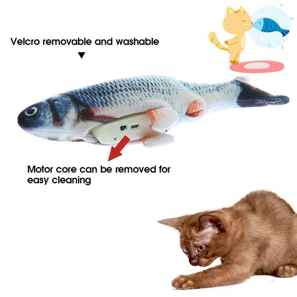 Electric Flipping Fish Toy for Cats - ZYTU