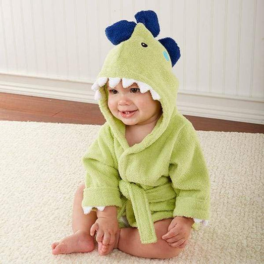 Splash-a-saurus Dinosaur Hooded Spa Robe - ZYTU