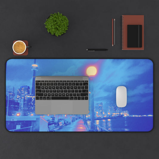 "Transform Your Workspace with the Toronto Harbour View Desk Mat: A Must-Have for Every Productivity Enthusiast"