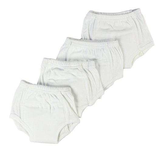 "Unleash Your Child's Potty Training Potential with Our White Training Pants 4-Pack!"