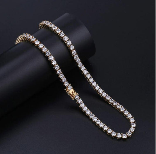 "Sparkle Up Your Style with our 4mm 925 Tennis Choker | Shop Now on Zytu.com!"