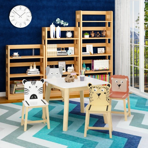 "Transform Your Child's Playtime with Our Durable Solid Wood Table and Chair Set - Perfect for Creative Minds and Busy Hands!"