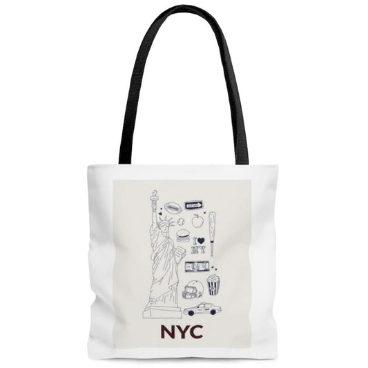 "Uncover the Hidden Meanings Behind the Symbols of NYC Everyday Tote Bag"
