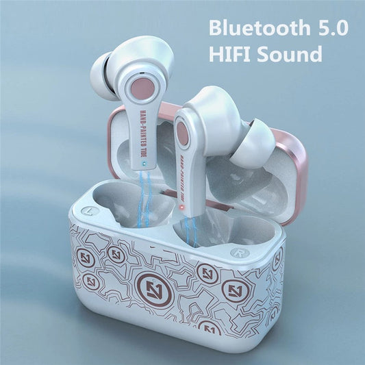 "Experience True Wireless Freedom: Introducing Our Revolutionary TWS Bluetooth 5.0 Earphones with Charging Box for iPhone"