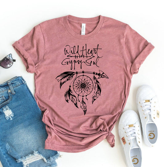 "Unleash Your Inner Wild Heart: Exploring the Meaning Behind Our Gypsy Soul T-Shirt"