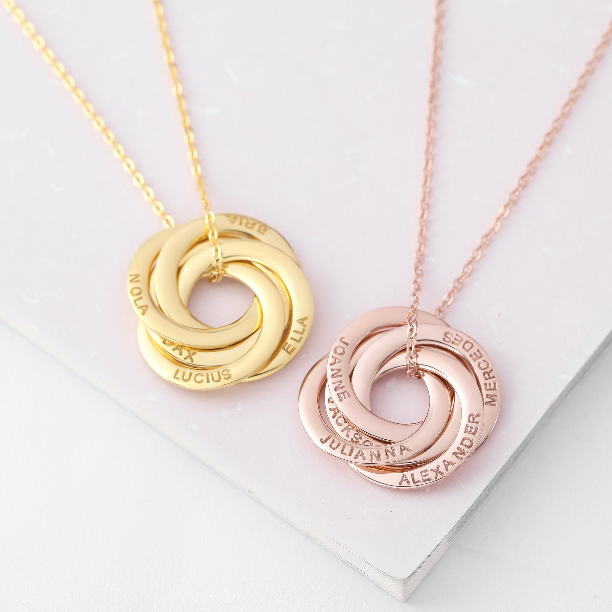 Children Name Necklace, Personalized Grandma Gift, Family Necklace - ZYTU