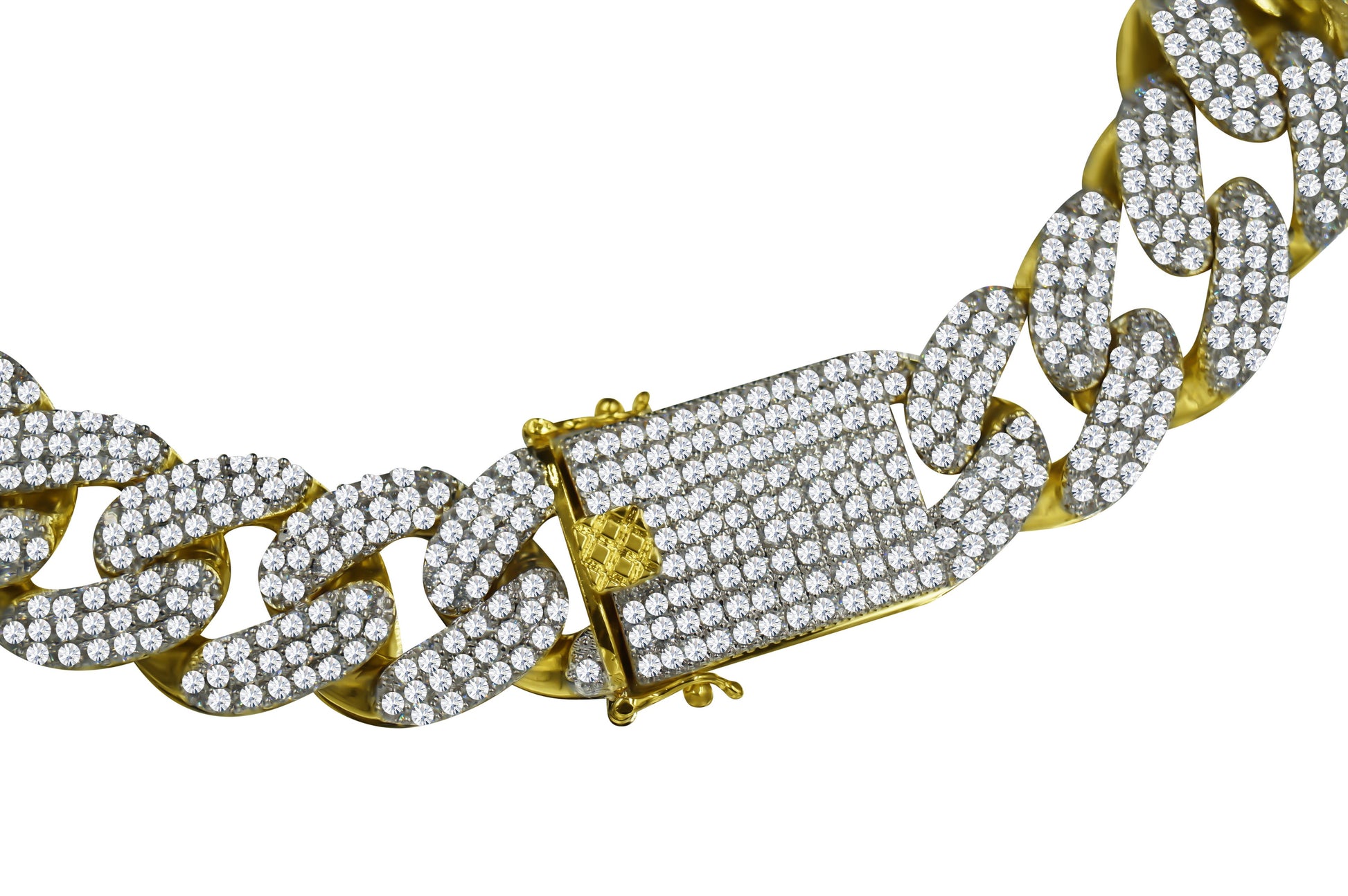 STALLION Gold 18MM CZ Cuban Chain | 961552 - ZYTU