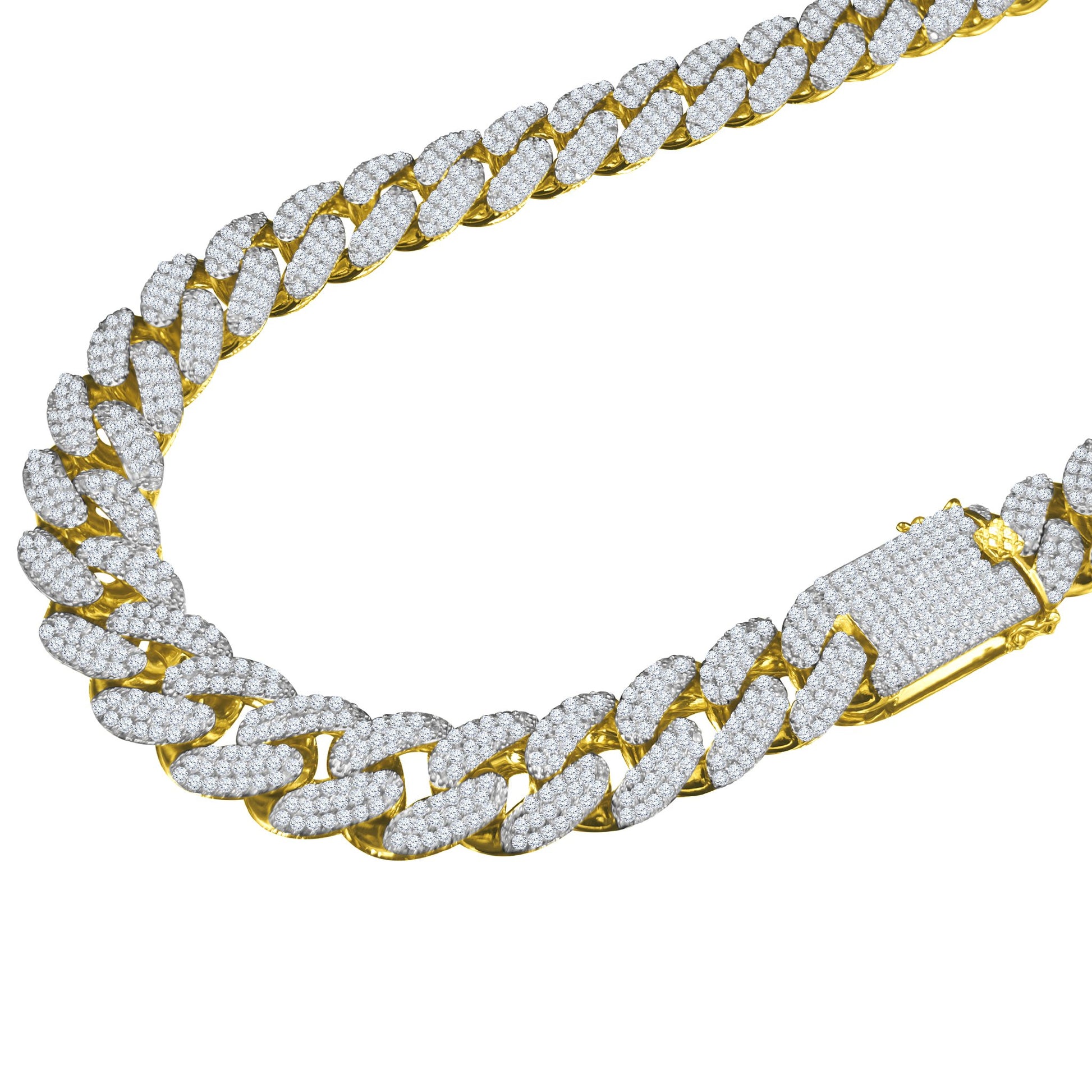 STALLION Gold 18MM CZ Cuban Chain | 961552 - ZYTU