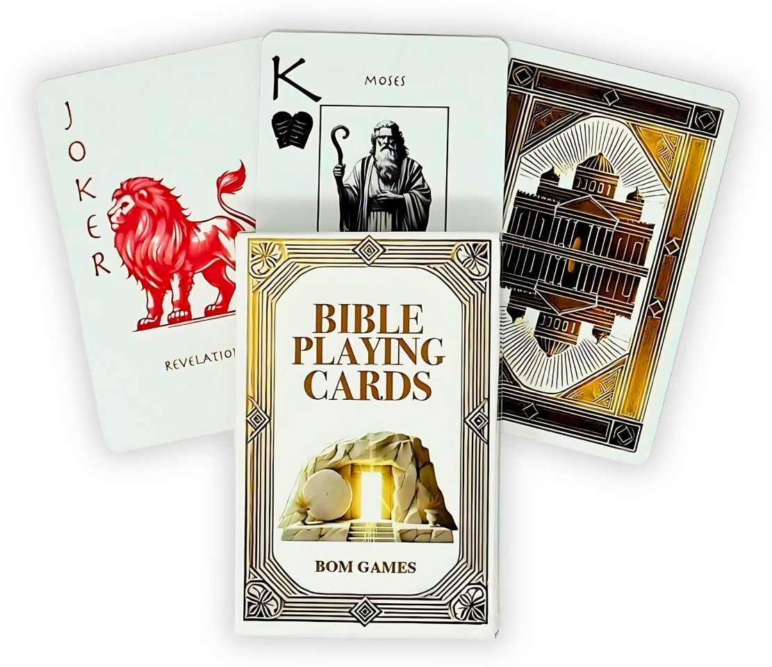 Bible Playing Cards – Christian Gifts for Adults & Kids | Custom Deck with Scripture Characters & Unique Suits